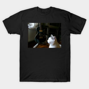 The Cat and the Guitar T-Shirt